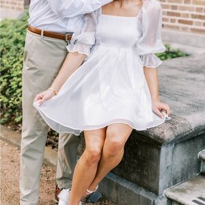Elegant White Bridal Dress